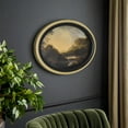 thumbnail image 2 of Home Decor Collection Gold Metro Beaded Oval Framed Landscape Wall Art, Vintage-Style Décor for Living Room, Entryway, Bedroom, or Office, 14x11, 2 of 8