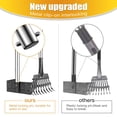 thumbnail image 4 of Pooper Scooper TOOGE, mango largo, de metal inoxidable, para perros, 4 of 7