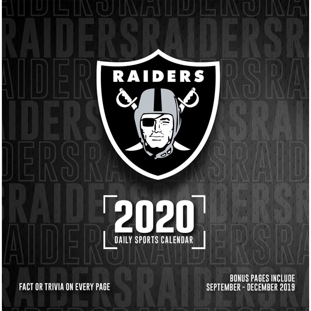 Las Vegas Raiders Desk Calendar 2020
