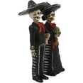 thumbnail image 2 of Ebros DOD Wedding Bride and Groom Mariachi Skeleton Couple Figurine 5.5" Tall, 2 of 5