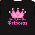 thumbnail image 4 of Inktastic Yes I Am the Princess Crown Girls Long Sleeve Toddler T-Shirt, 4 of 5