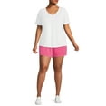 thumbnail image 3 of Terra & Sky Women’s Plus Size Terry Cloth Shorts, 5” Inseam, 2-Pack, 3 of 5