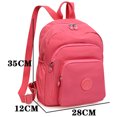 thumbnail image 3 of Nylon Shoulder Bag Fashion Famous Women Designer Backpacks Practical Large Capacity Solid Color Schoolbag Anti Theft Anti Splash, 3 of 7