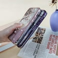 thumbnail image 6 of Compatible with iPhone 14 Pro Max Case Luxury Shiny Plating Cute 3D Love Heart Pattern Glitter Cover Shockproof Camera Protection Bling Case for iPhone 14 Pro Max Women Girls-Pink, 6 of 13