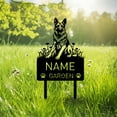 thumbnail image 6 of Custom German Shepherd Dog Metal Memorial Garden Stake Personalized Pet Grave Marker Name Sign Remembrance Stake Decor Sympathy, 6 of 6