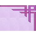thumbnail image 1 of Ahgly Company Indoor Rectangle Patterned Tyrian Purple Area Rugs, 8' x 10', 1 of 1