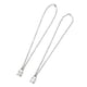 thumbnail image 5 of Collar de Cadena Con candado ANGGREK 2PCS Acero Inoxidable 50cm, 5 of 8