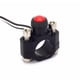thumbnail image 5 of Riwesomey Botón de interruptor de motocicleta de buen aspecto para una amplia compatibilidad, interruptor de retroadaptación de piezas de negro 2piezas, 5 of 6