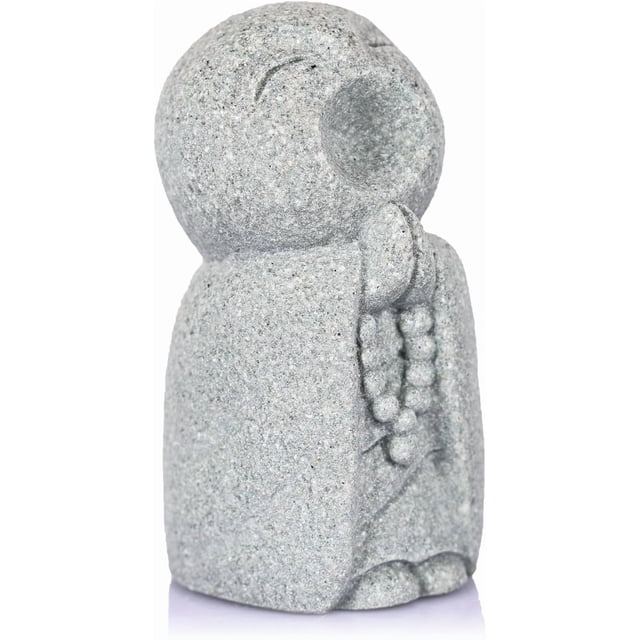 oliruim Mini Stone Buddha Statue, Feng Shui Lucky Decor Buddha Statue for Zen Home Decor, Office Decor, Car Decor, Meditating Decor, Happy Buddha Statue (Chanting)