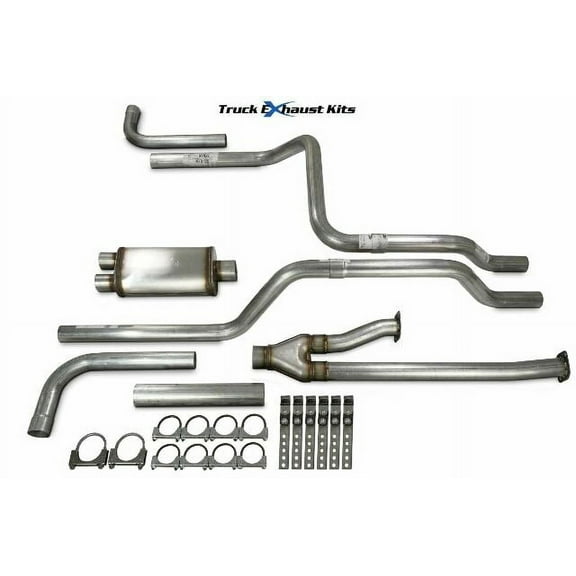 Toyota Tundra 09-13 2.5" Direct Fit Dual Exhaust Kit Stainless Side Exit