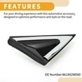 thumbnail image 3 of Unique Bargains Front Right Side Pillar Corner Triangle Trim for Hyundai Santa Fe 2013-2016, 3 of 7
