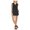 Black - richblack, variant on 1.STATE Womens Split Back Romper Jumpsuit, Black, 4