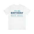 thumbnail image 2 of Its My Birthday Zodiac Horoscope Astrology Cute Funny Birthday Short Sleeve Tee Shirt, 2 of 10