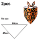 thumbnail image 2 of Pañuelos para perros de Halloween, paquete de 2, bufandas triangulares reversibles para mascotas, tela duradera, ajuste ajustable MFZFUKR CPB-DE-LYY1850-2, 2 of 5