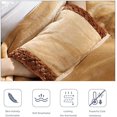 thumbnail image 4 of Electric Blanket Queen USB Portable Power Supply Soft and Comfortable Flannel Lamb  Heated Blanket Bring Pocket for Storage （60 * 80cm） Small Portable Electric Blanket for Home and Office, 4 of 7