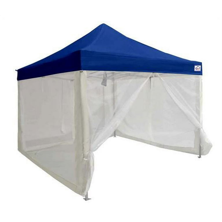 Canopy tent with clearance screen walls