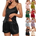 thumbnail image 4 of Einccem Women's Lace Tassel Short Skirt Lingerie Set, Hanging Neck Charming Sleepwear, Valentine's Day Honeymoon Seductive Nightwear, Soft Leather-Look Fabric Loungewear, 1pc Jumpsuit, 4 of 4
