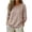 198#Khaki, variant on 2026 Cotton Linen Tops for Women,Summer V Neck 3/4 Sleeve Blouses,Gauzy Beach Top Plain Loose Boho Tunics Vermilion L