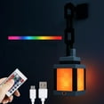 thumbnail image 3 of 1Pcs Pixelated Lantern Night Light, 16-Color LED Rechargeable Mood Lamp with Remote & Touch Switch, Wall Mounted/Desktop Table Light for Bedroom Game Room Home Decoration 2026 Xmas Gift (Q), 3 of 7