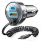 thumbnail image 1 of Cargador de coche LISEN 65W USB C de carga rápida para iPhone 16/15, 1 of 6