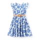 thumbnail image 1 of Vestido PATPAT vintage bohemio con volantes y mangas con volantes para niña de 7 a 8 años, 1 of 9