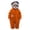 Orange-A-120704aa, variant on AHMOMEI Big Mouth Monster Pajamas Boys and Girls Onesies Oversized Plush Fleece Hooded Jumpsuit for Hallowe Party & Loungewear No Shoes(Blue, 150)