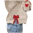 thumbnail image 6 of Xixinqiwan Valentine's Day Long Sleeve Shirts,Women Love Heart Valentines Day Sweatshirts Raglan Pullover Tops Long Sleeve Shirt, 6 of 6