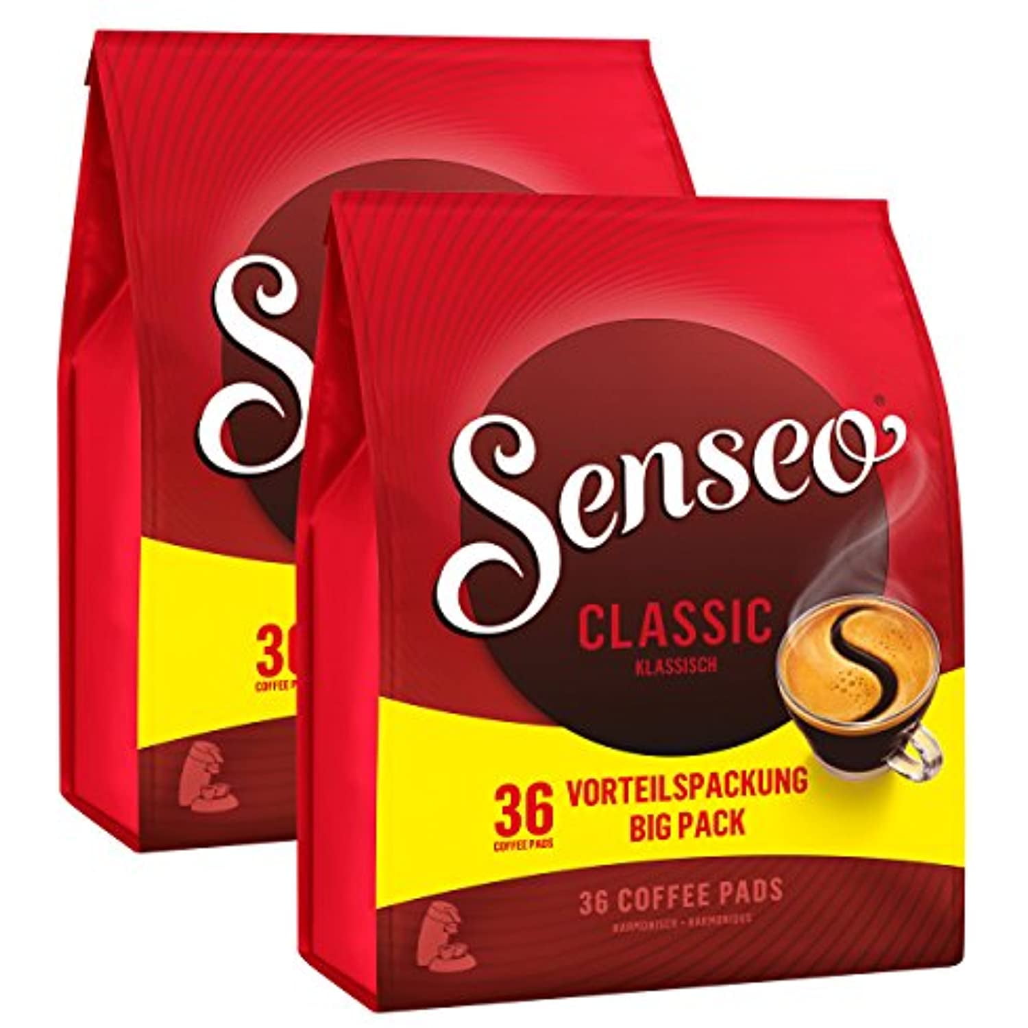 vasthouden Antipoison Gelijkmatig Senseo Coffee Pods - European Flavors (1Pack) (Medium/Regular/Classic 36) -  Walmart.com