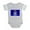 Heather Gray, variant on CafePress - Michigan State Flag - Cute Infant Baby Football Bodysuit