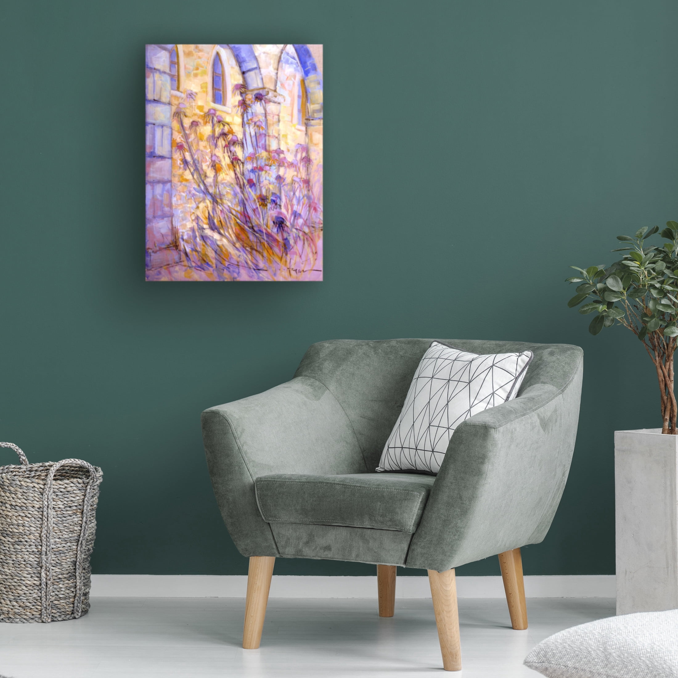 Canvas Wall Art - Dorothy Fagan 'Attendre' Wall Art for Living Room, Bedroom, or Office D?cor by Trademark Fine Art - 24 x 32 Inches