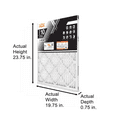 thumbnail image 2 of HDX 20 in. x 24 in. x 1 in. Premium Pleated Air Filter FPR 10, MERV 13, 2 of 4