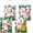 Luau, variant on 12 count Luau Party Bags, Double Sided Hawaiian Tropical Goodie Bags, Aloha Favor Bags with Handles, Paper for Summer Beach Pool Birthday Party Supplies