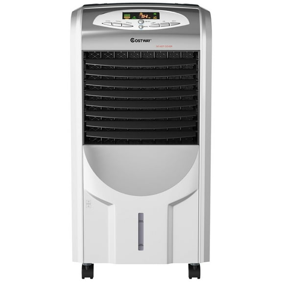 Canddidliike Portable Air Cooler Fan with Heater and Humidifier Function, Small Air Conditioner for Bedroom Office