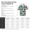 thumbnail image 3 of Dinosaurs Men'S 3d Print Casual Button Down Shirts, Novelty Hawaiian Short Sleeves 2xl, 3 of 8