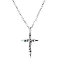 Dainty Medical Cross Necklace - Proverbs 17:22 by Shields of Strength