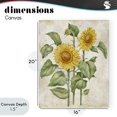 thumbnail image 4 of Stupell Industries Cottage Floral Journal Vintage Sunflower Canvas Art, 16 x 20, by Paul Brent, 4 of 8