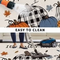 thumbnail image 5 of Orange Blue Pumpkins Fall Outdoor Rug for Patio/Deck/Porch, Non-Slip Large Area Rug 4 x 6 Ft, Thanksgiving Maple Leaf Rustic Indoor Outdoor Rugs Washable Area Rugs, Camping Rug Carpet Runner, 5 of 8