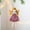 Pink, variant on Christmas Tree Ornament Gi-rl Doll Skirt Dance Design Quality Resin Hanging Holiday Decoration for Home