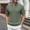 #0263-Green, variant on Ceisia Men Solid Knit Polo Shirt Short Sleeve Lapel Collar Chest Pocket Slim Fit Breathable Daily Casual Going Out Tops Green L Gift