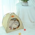 thumbnail image 4 of Darzheoy Portable Pet Camping Tent Outdoor Play Tent House for Dogs Cats Puppy Kitty, Foldable Waterproof Play Toy House Tent Bed for Small Animal, 4 of 7