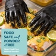 thumbnail image 5 of GUSTO Black Disposable Nitrile Gloves for Food Prep Latex Free Glove, 200-Pack Small, 5 of 9