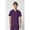 Eggplant, variant on Workwear Revolution Men Scrubs Top V-Neck WW670