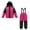 Rose Red, variant on Snow Suits for Kids Girls and Boys Ski Jacket with Snow Pants, with Hooded Winter Snowsuit Set 2-Piece Outfit