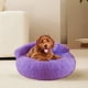 thumbnail image 4 of Cama de cuadros suave, suministros portátiles lavables para dormir para mascotas pequeñas y medianas, lugar de anidación cálido y acogedor con acolchado cómodo para gatos y gatitos, 4 of 6