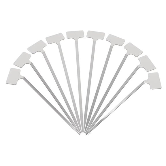 AFQH 340 Stainless Steel Plant Label Garden Plant Waterproof Marking Plate Reusable Garden Nursery Labels Garden Accessories
