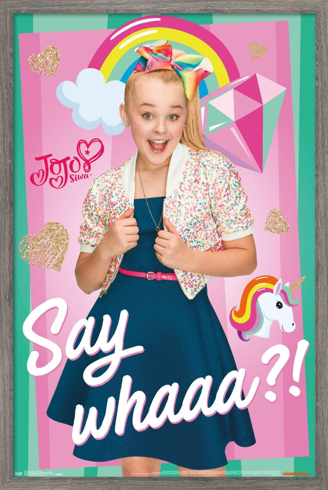 JoJo Siwa - Say Whaa Poster - Walmart.com - Walmart.com