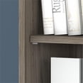thumbnail image 6 of Pemberly Row Engineered Wood Tall 5 Shelf Bookcase with Doors in Modern Hickory, 6 of 9