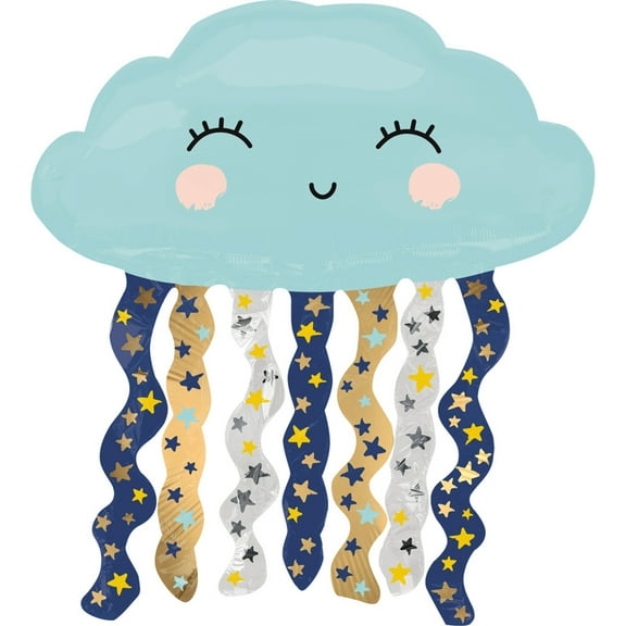 Mayflower Distributing 268427 30 in. Twinkle Little Star Jumbo Foil Balloon