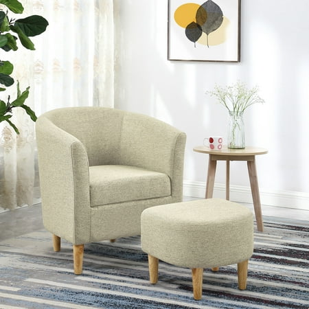 accent arm chair with ottoman product