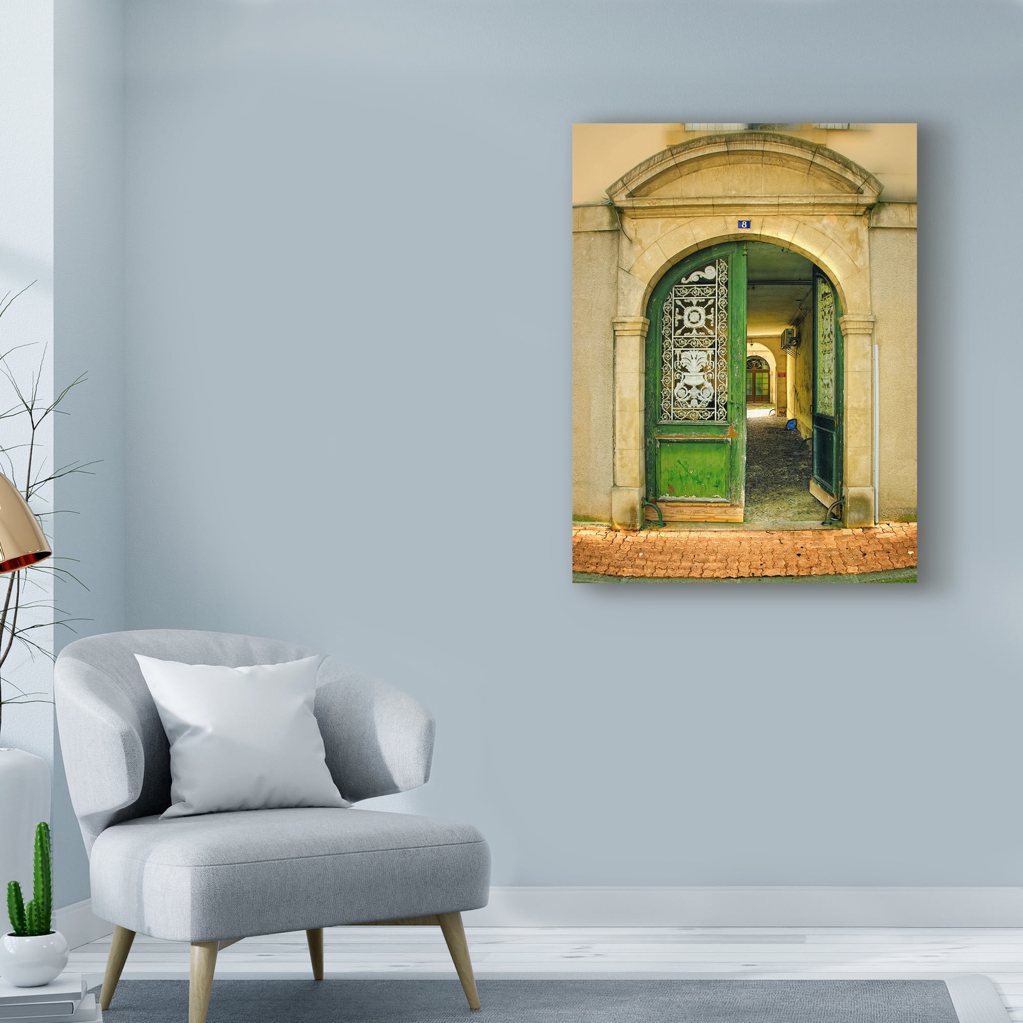 Trademark Fine Art 'Weathered Doorway II' Canvas Art by Colby Chester